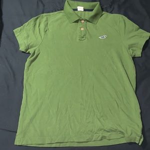 Green Hollister polo shirt